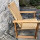 Old brutalist armchair