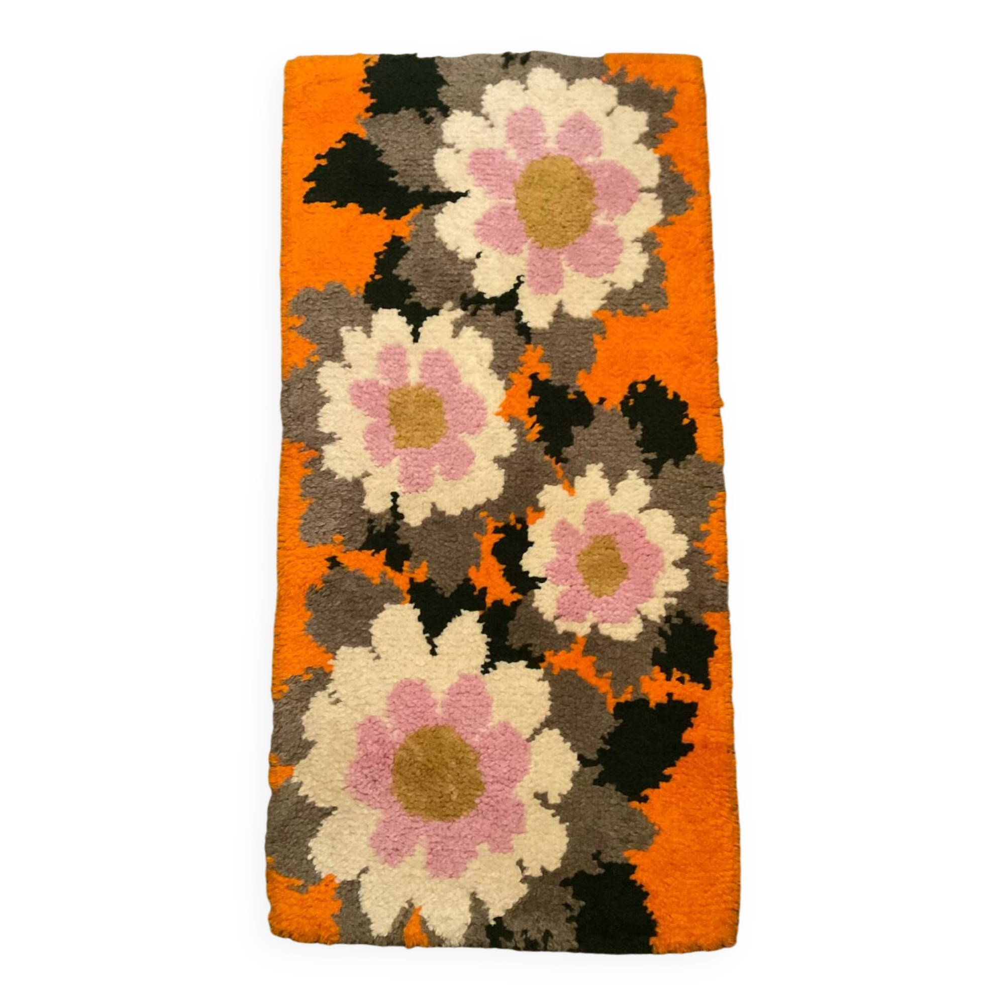 Vintage wool rug from the 70s