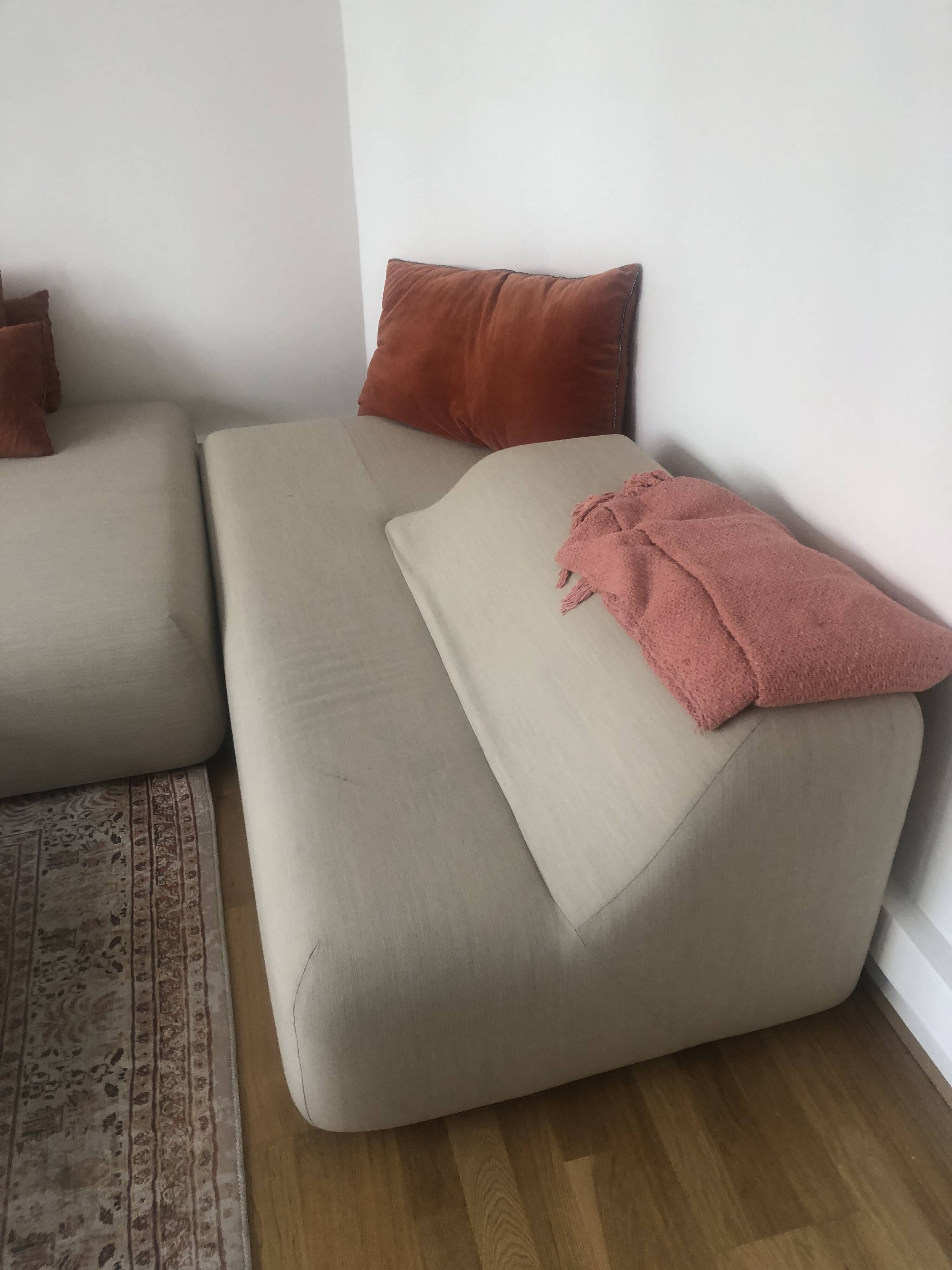 Set of 2 season viccarbe benches