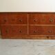 Armoire d'apothicaire vintage avec tiroirs années 50