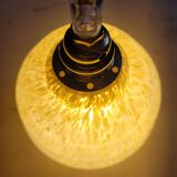 Baladeuse en verre de Clichy jaune