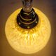 Yellow glass lamp from Clichy