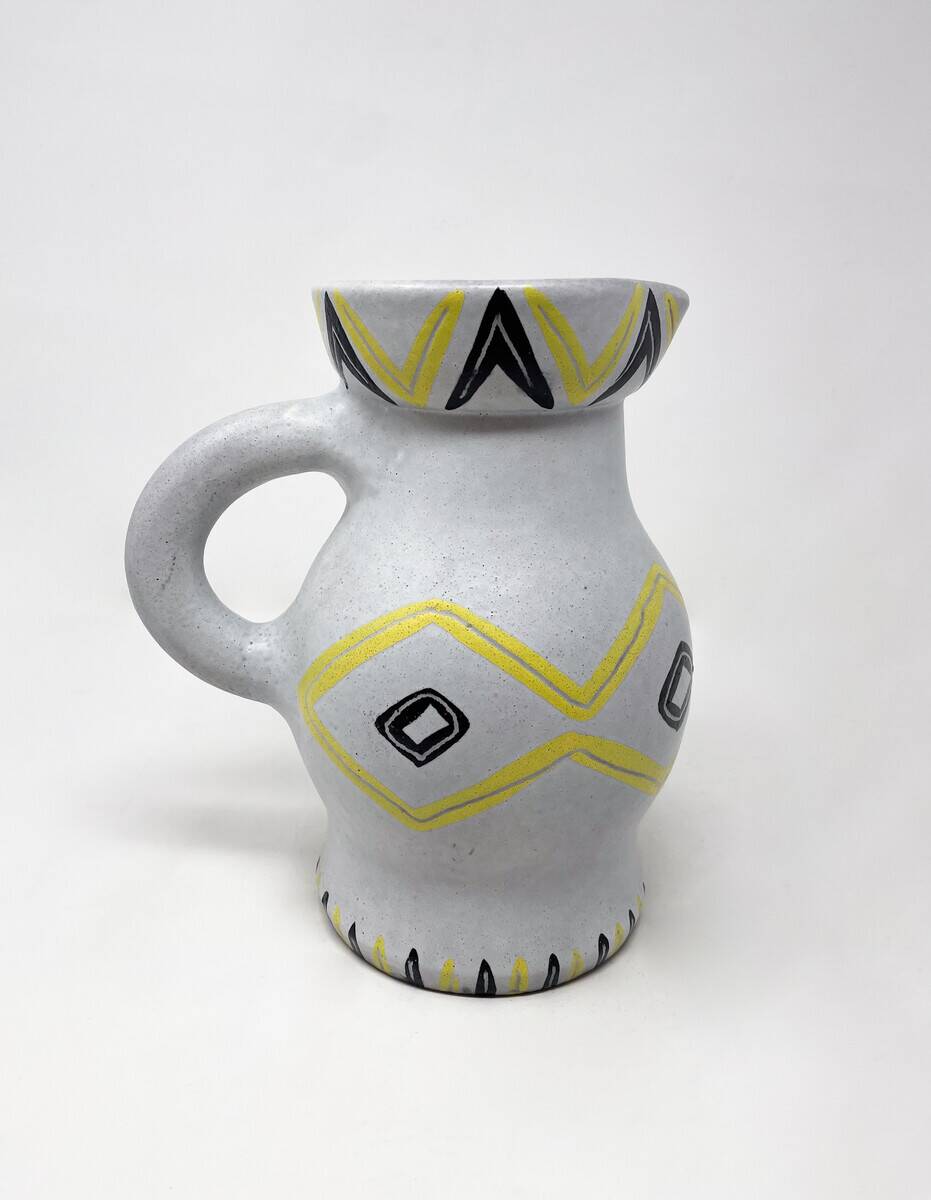 Mid-Century Modern Ceramic Pitcher by Jacques Rolland, 1950s