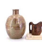 Vase bouteille en grès de Jean Michel Doix