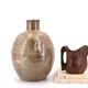Stoneware bottle vase by Jean Michel Doix