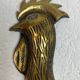 Solid Brass Zoomorphic Rooster Wall Candle Holder