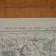 Vintage map of Briey