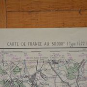 Carte vintage de Briey