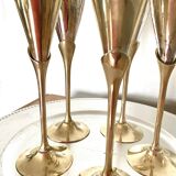 Set of 6 champagne flutes