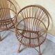 Fauteuil corbeille en rotin