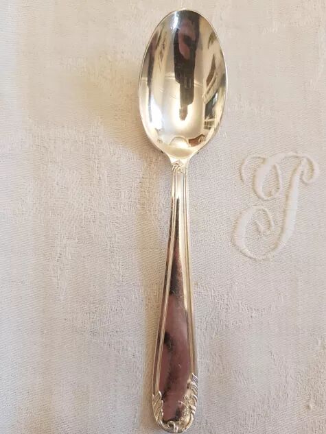 Silver cutlery set 37 pieces Louis XV style