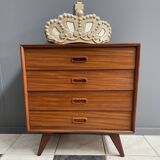 Teak chest of drawers 1960s