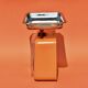 Stube - vintage household scale in orange painted metal - force 10 - 1960s
