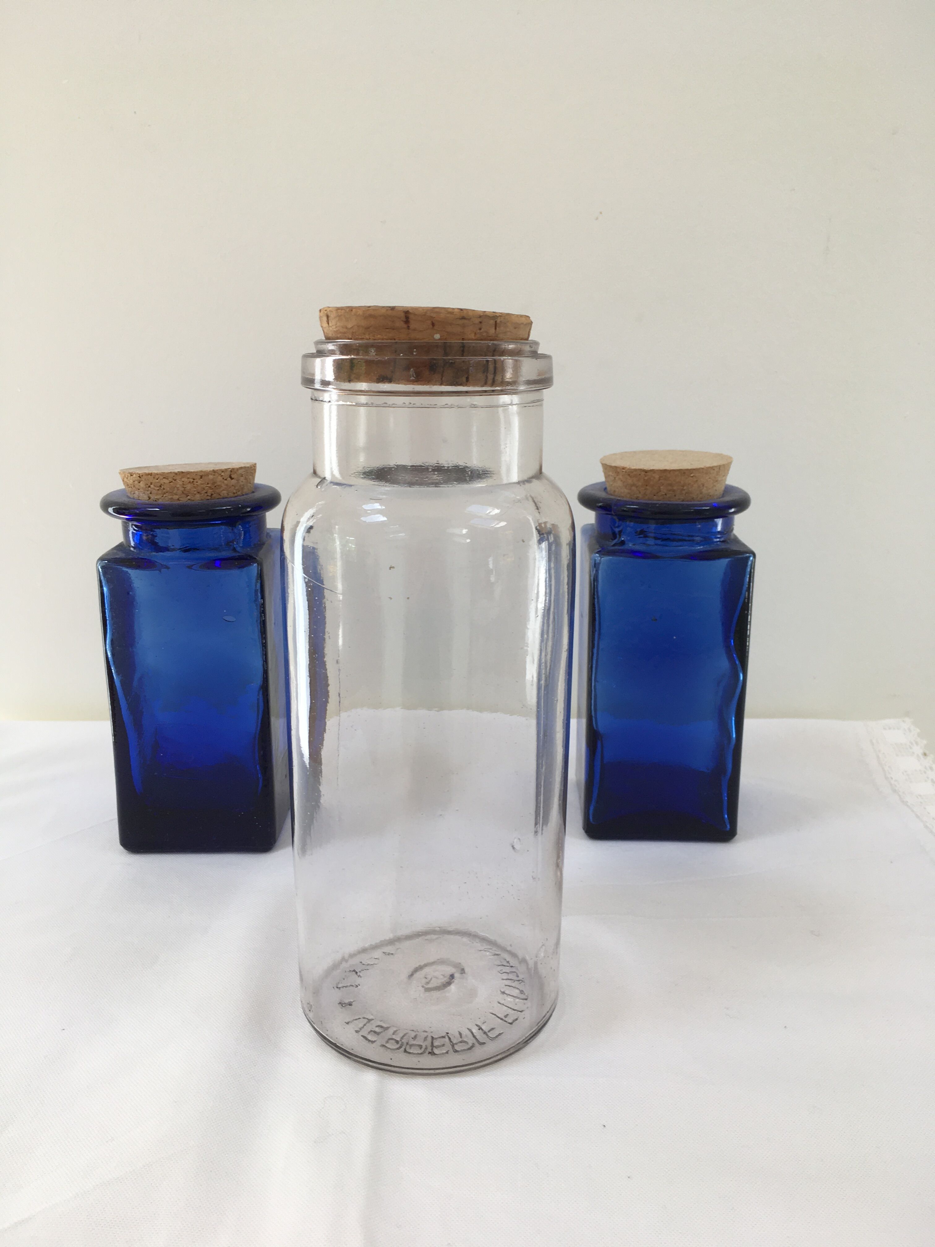 Vintage jar apothecary style