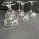 6 Champagne glasses – Saint Louis Christmas service rock crystal engraving 3540