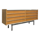 Sideboard chest of 8 drawers EFA Georges Frydman vintage 60s