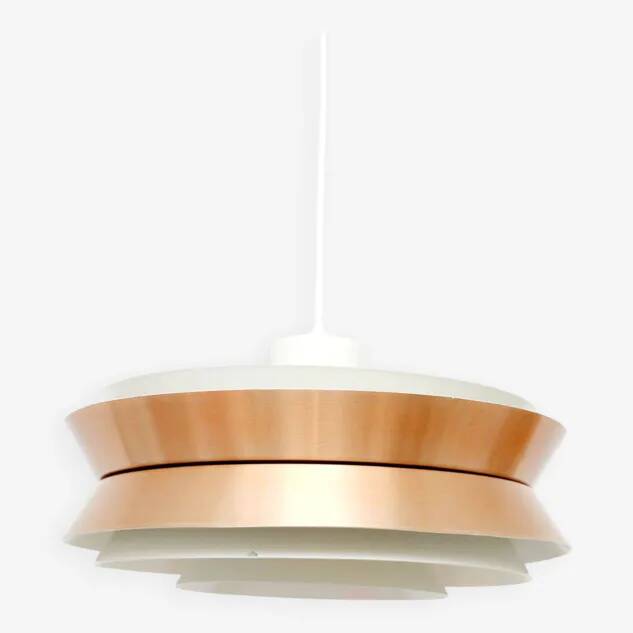 Copper Trava lamp, design by C. Thore, Sweden 1963