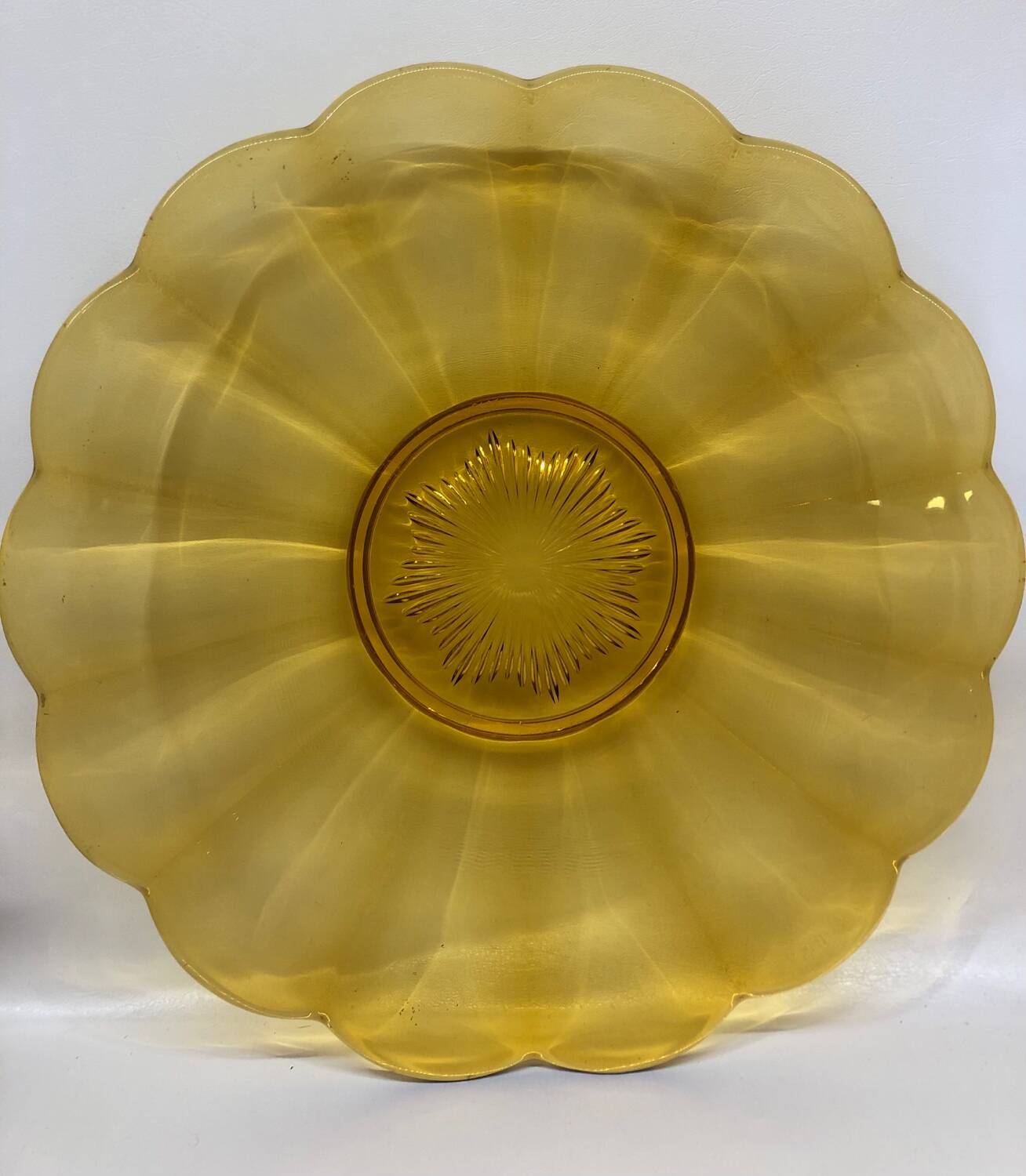 Luxval art deco dish from Val Saint Lambert