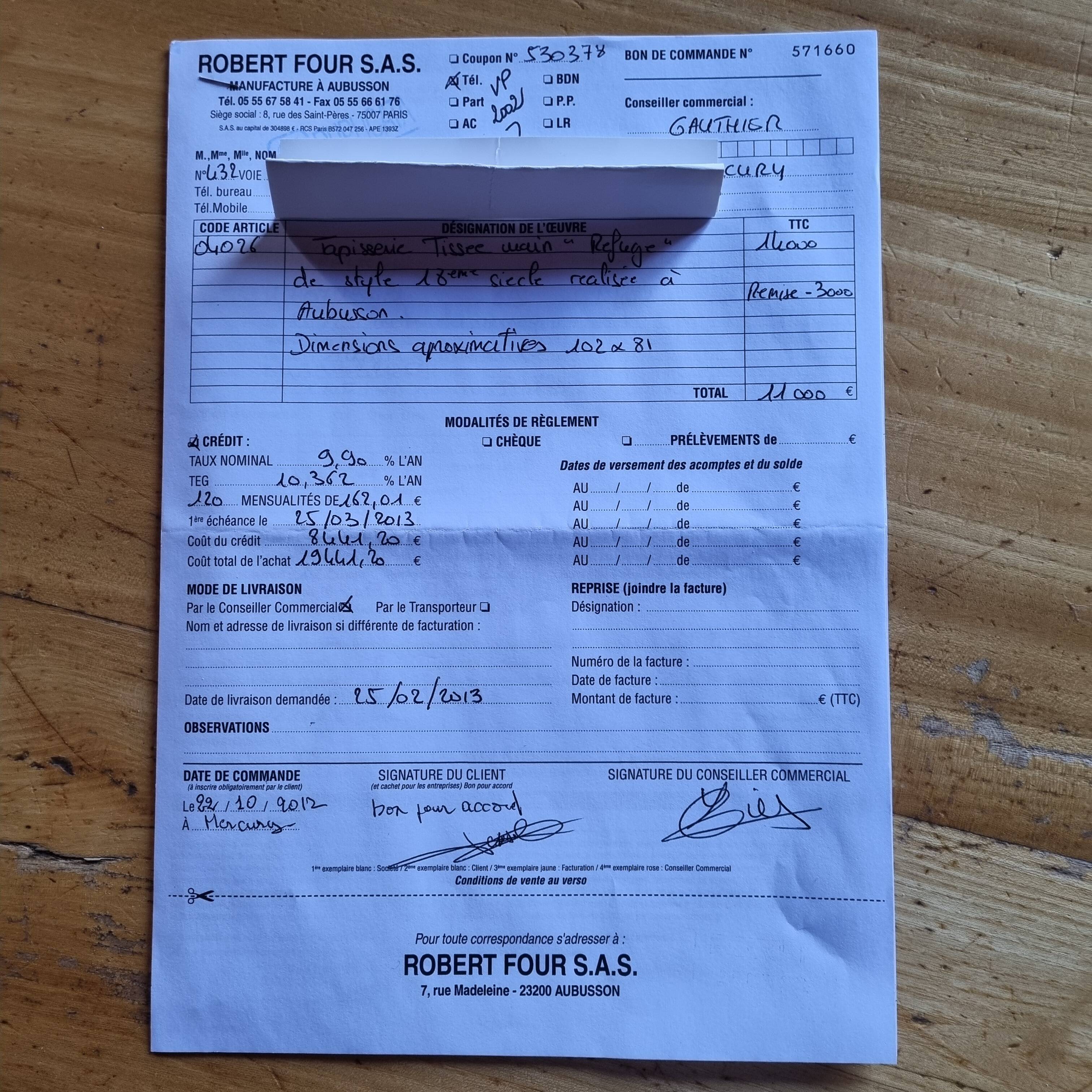 Robert Four Aubusson tapestry 'The refuge'