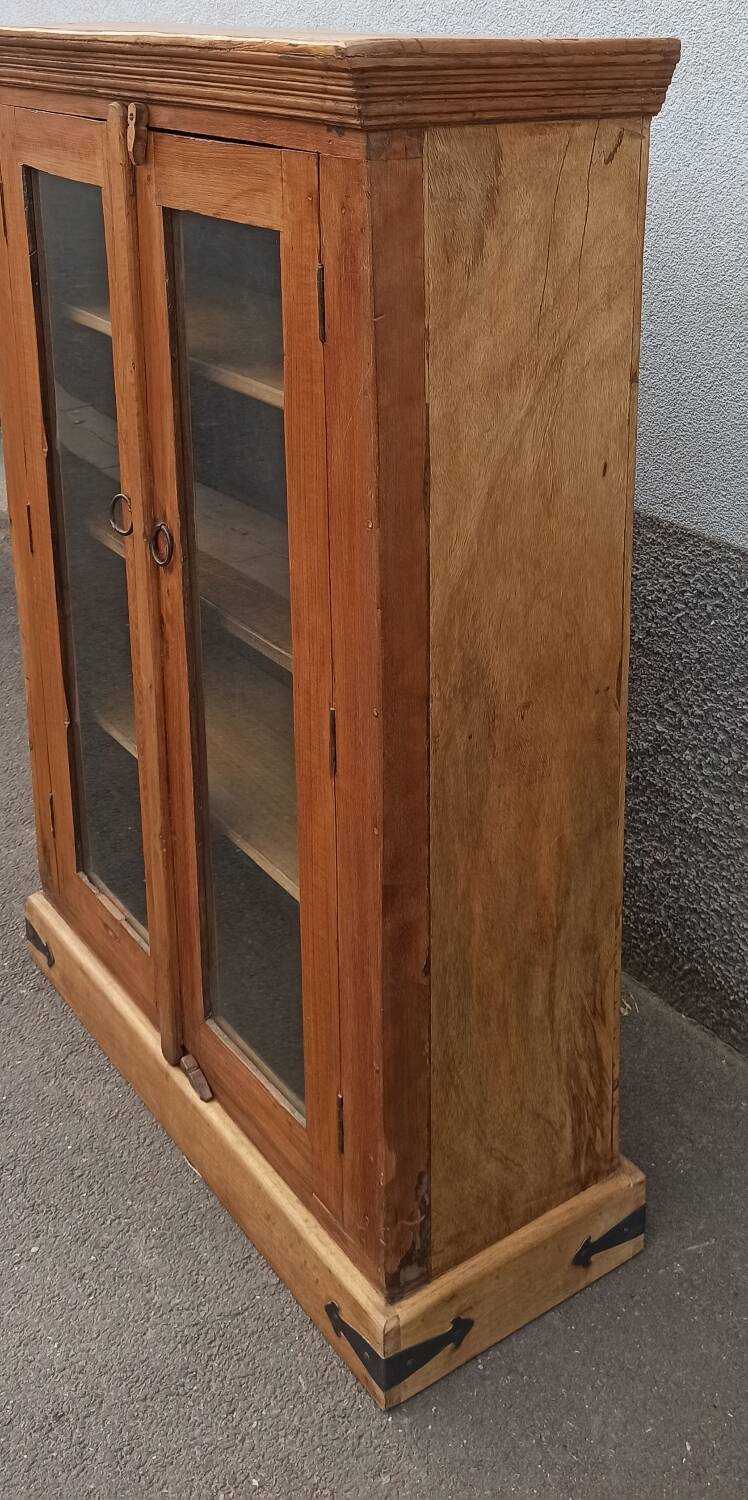 Small old glass cabinet