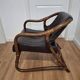 Vintage armchair in Manila style, Denmark, 1960s
