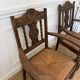 Paire de fauteuils rustiques esprit Charles Dudouyt