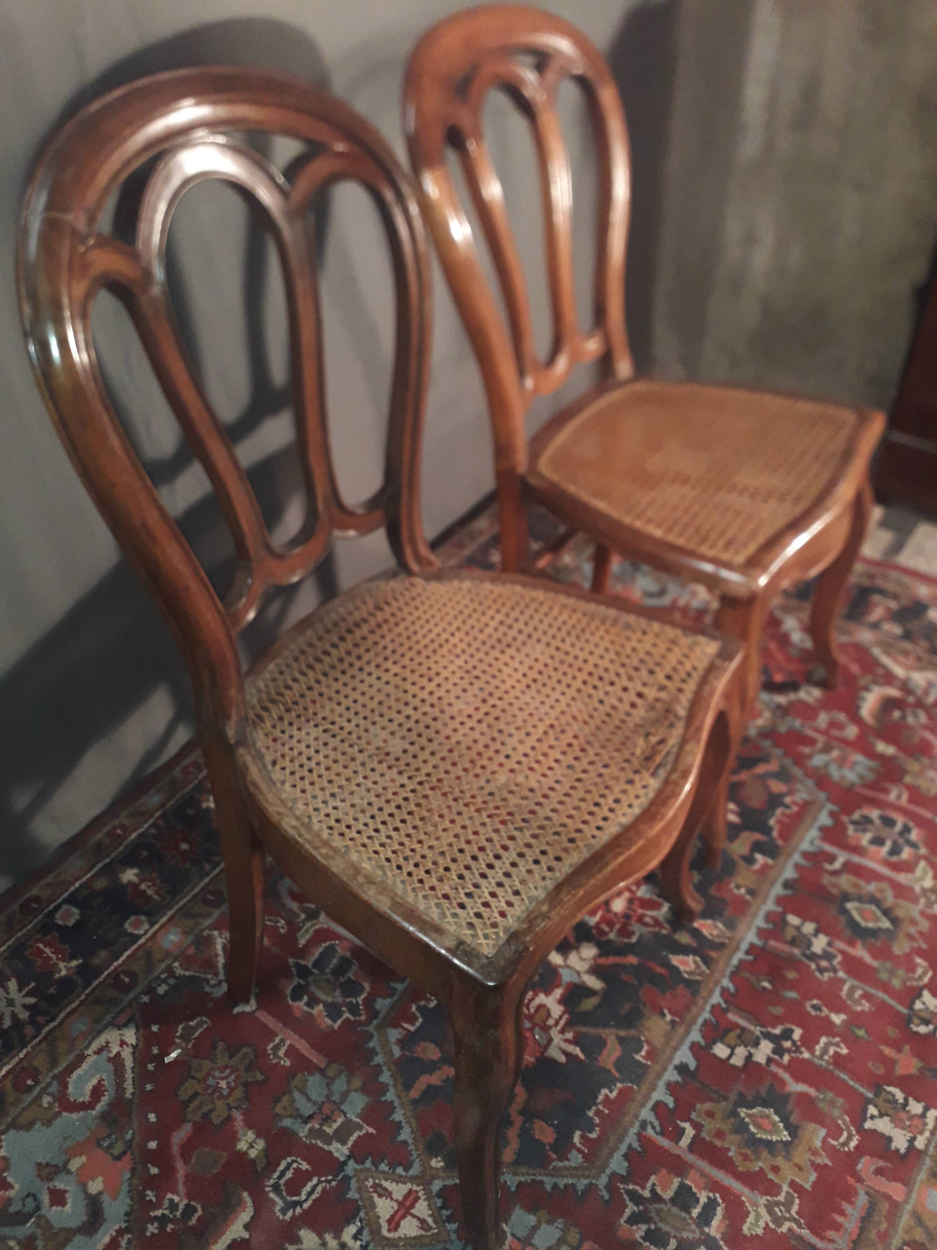 Pair of chairs Louis Philippe