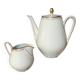 Coffee pot and milk jug (porcelain)