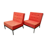 Pair of Florence Knoll armchairs 1960