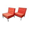 Pair of Florence Knoll armchairs 1960