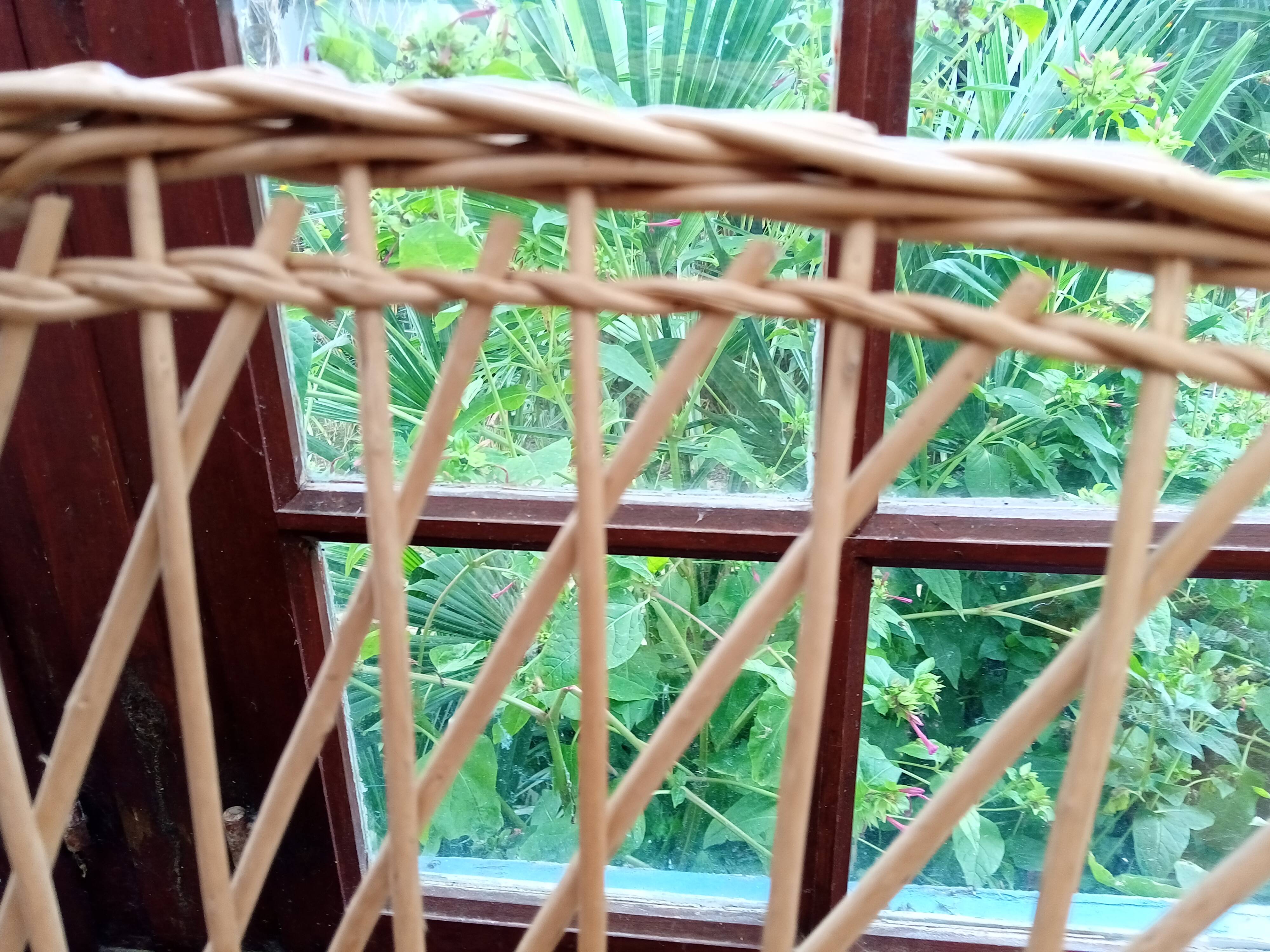 Rattan children's armchair