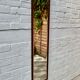 Wall mirror wood frame 119x28cm