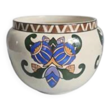 Belgian Art Deco vase cache-pot AMC