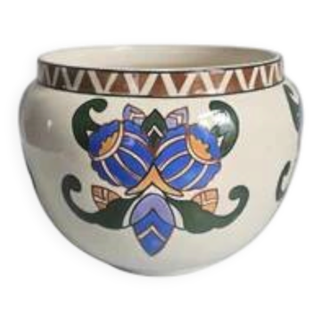 Belgian Art Deco vase cache-pot AMC