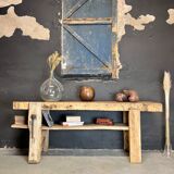 Old establishment in raw solid oak