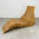 Sunbathing chair Karlskrona by Karl Malmvall for Ikea rattan