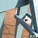 Painted wooden easel