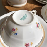 Service a thé G Boyer en porcelaine
