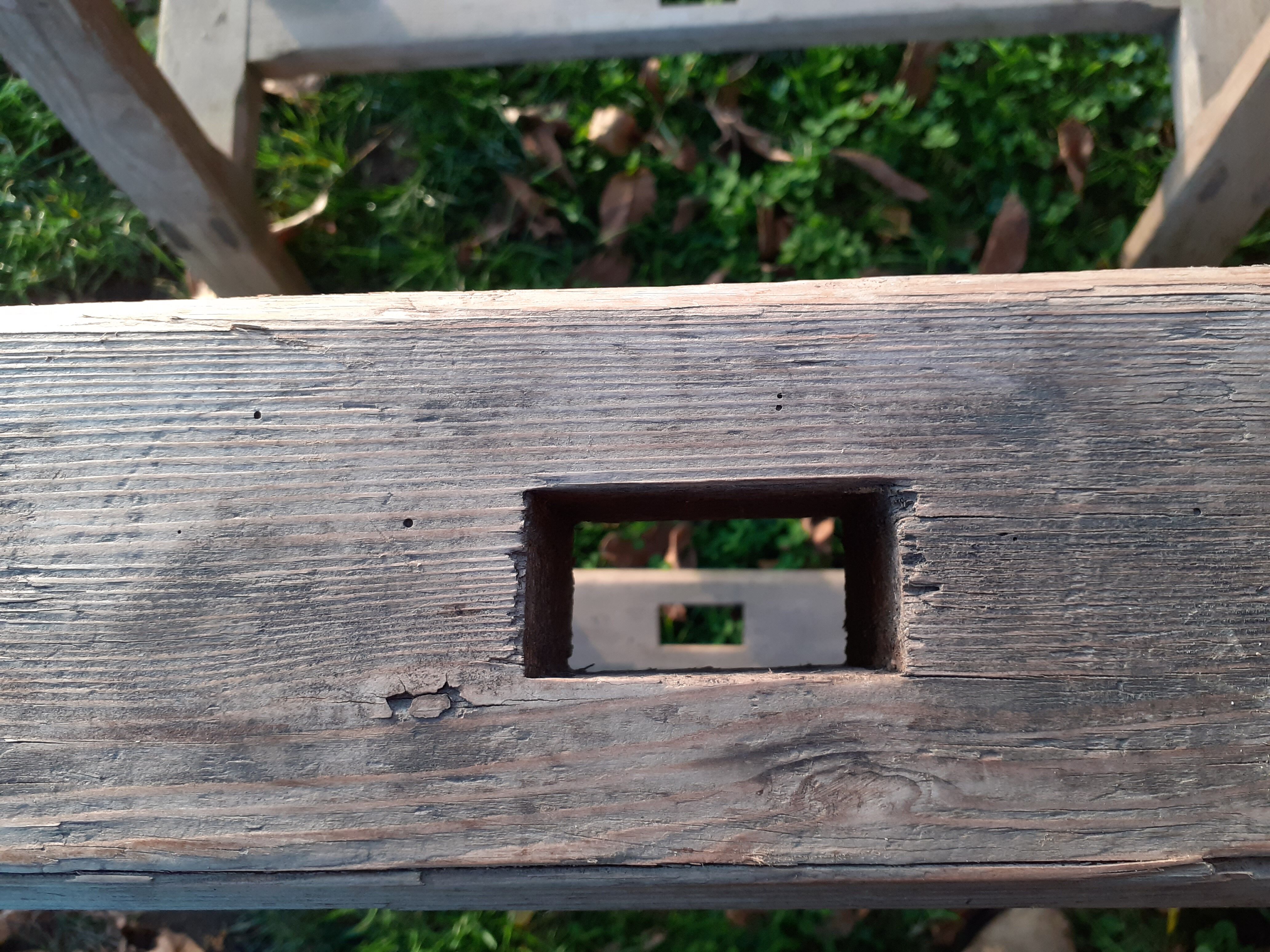 Vintage trestle desk