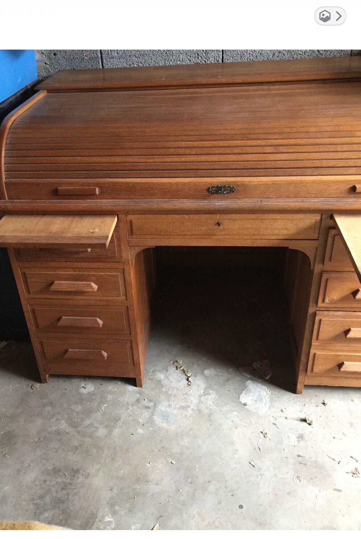 Bureau américain cylindre