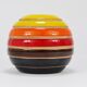 Vase boule en céramique rayé Aldo Londi Bitossi, Italie, 1960s