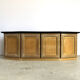 Vintage burl wood credenza, 1980s