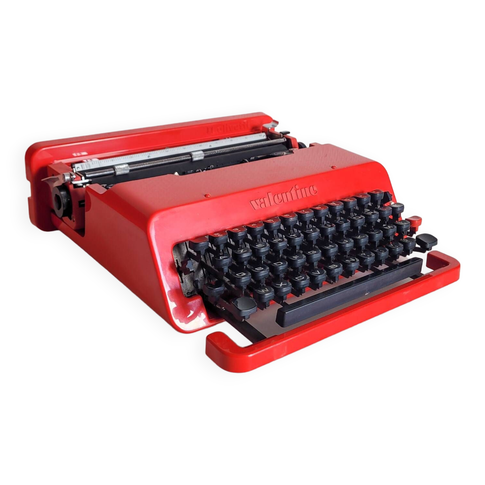 Olivetti Valentine red typewriter
