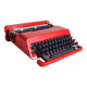 Olivetti Valentine red typewriter