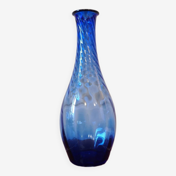 Beautiful cobalt blue glass vase