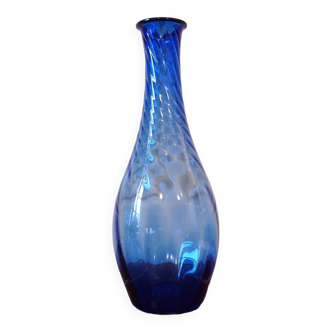 Beautiful cobalt blue glass vase