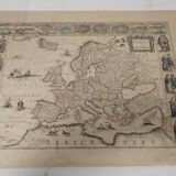 Vintage map of Europe