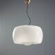 Suspension Artemide Clinio vintage en métal et verre design 1960s