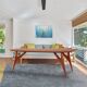 Ted dining table in solid mahogany 240 cm – greyge