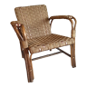 Rattan wicker armchair